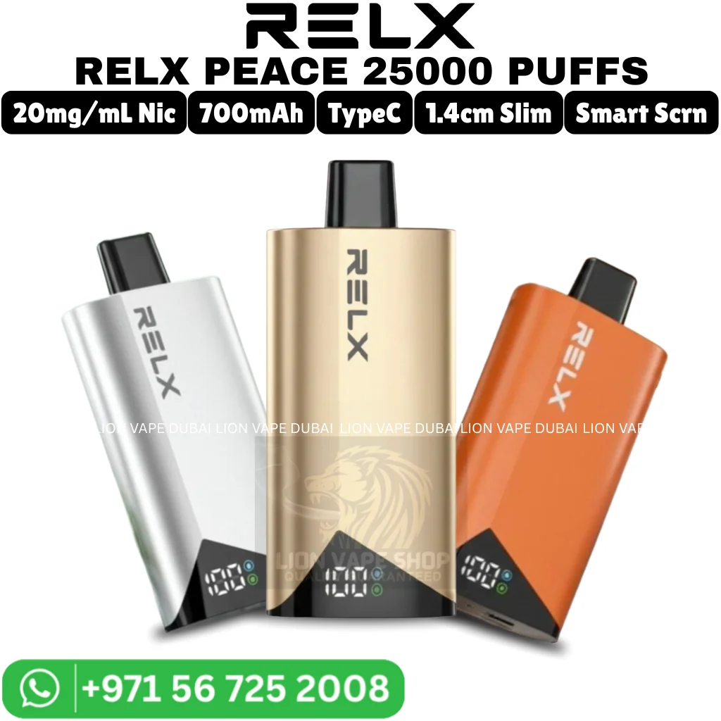 RELX Peace 25000 Puffs 2% Nicotine Vape in Dubai