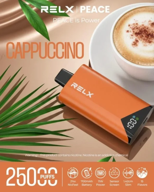 Features RELX Peace 25000 in Dubai