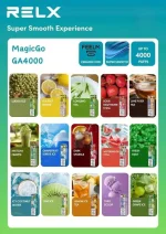 Flavors RELX MagicGo GA4000 4000 Puffs