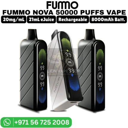 FUMMO NOVA 50000 Puffs 2% Nicotine Vape in Dubai