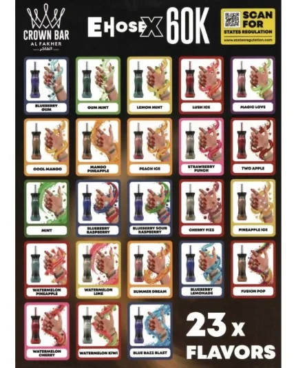 Al Fakher 60000 Puffs Flavors Available in Dubai