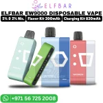 ELFBAR EW 9000 Puffs 5% Nicotine Vape in Dubai