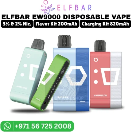 ELFBAR EW 9000 Puffs 5% Nicotine Vape in Dubai