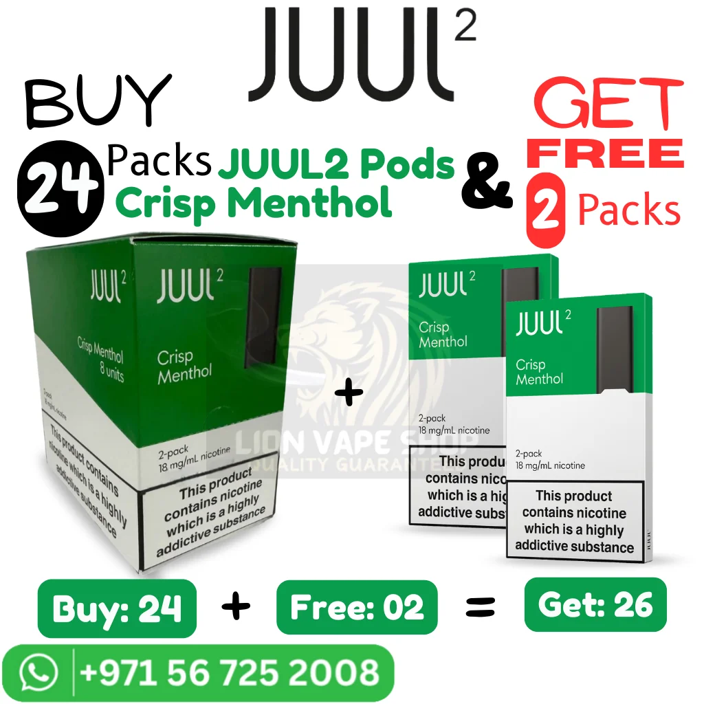 JUUL 2 Crisp Menthol Offer in Dubai
