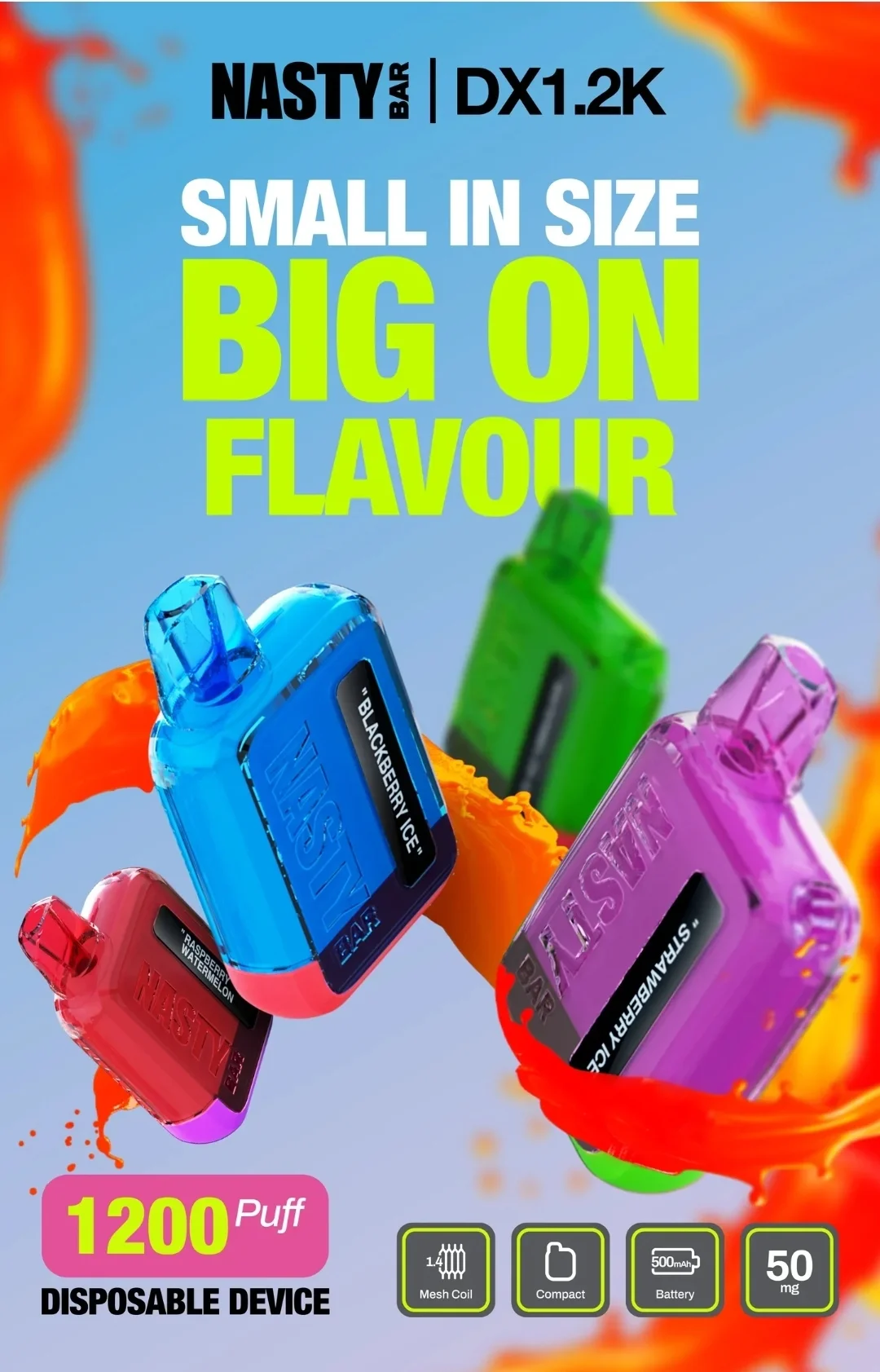 Nasty 1200 Premium Flavors