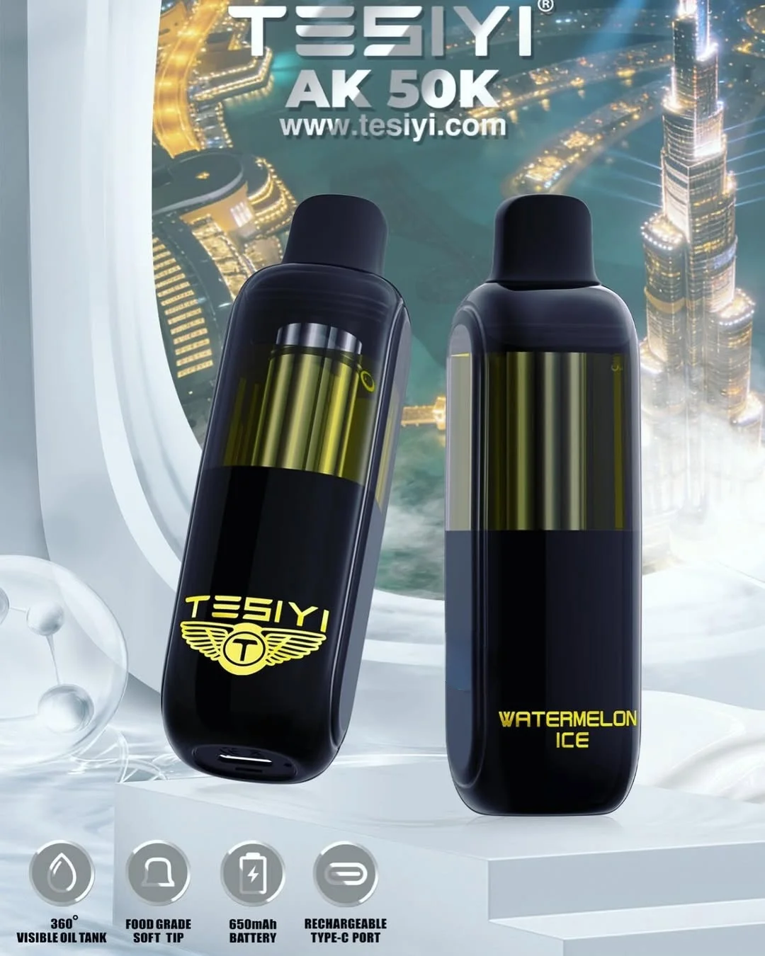 Product Features TESIYI 50000 Puffs
