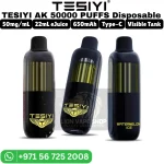 TESIYI AK 50000 Puffs 5% Nicotine Vape in Dubai