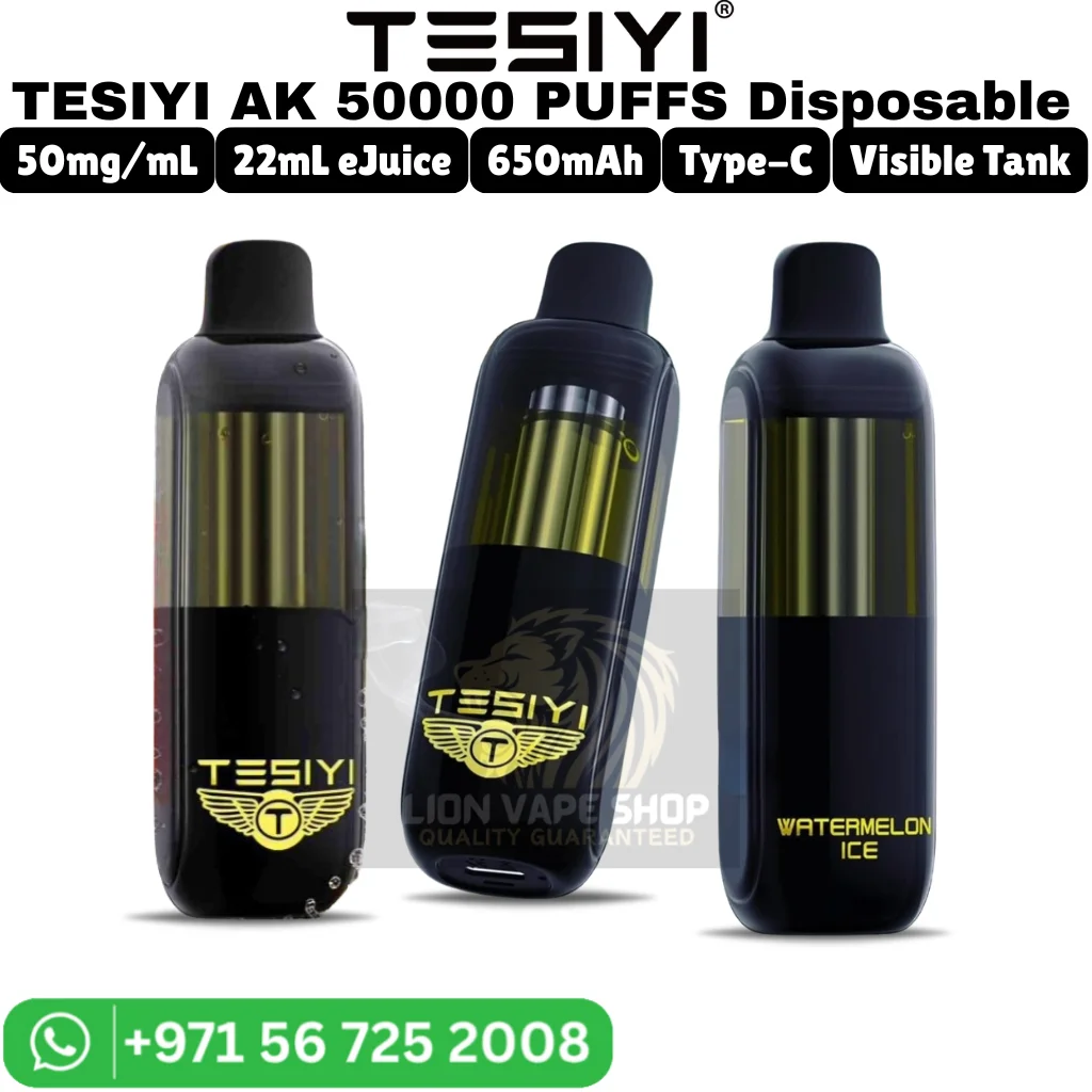 TESIYI AK 50000 Puffs 5% Nicotine Vape in Dubai