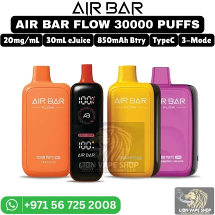 AIRBAR Flow 30000 Puffs 20mg nicotine MTL Vape in Dubai