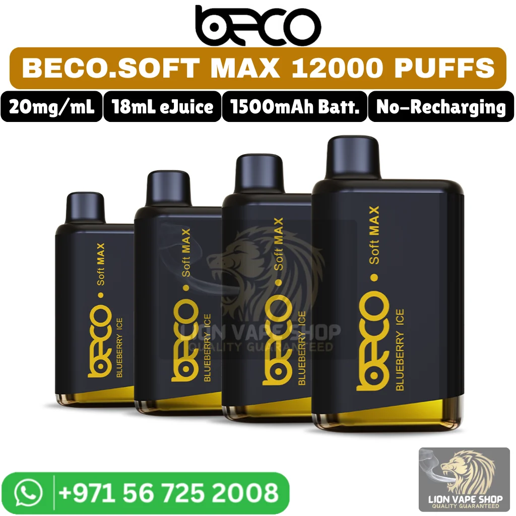 BECO SOFT Max 12000 Puffs 2% Nicotine Disposable Vape in Dubai