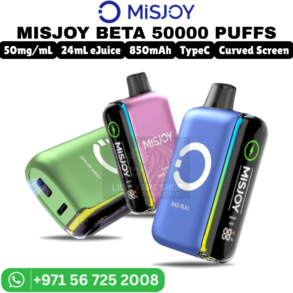 MISJOY Beta 50000 Puffs 5% Nicotine Vape in Dubai
