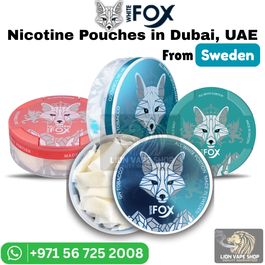 White Fox Nicotine Pouches in Dubai White Fox Nicotine Pouches in Dubai