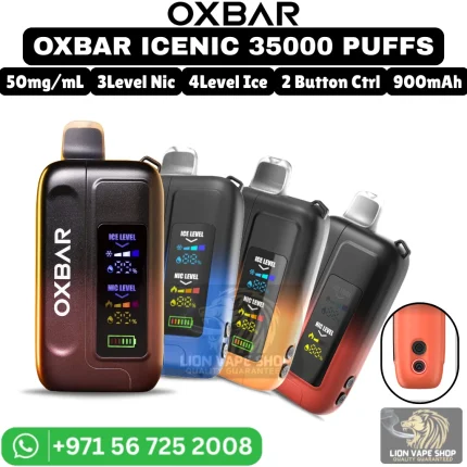 OXBAR ICENIC 35000 Puffs 5% Nicotine Vape in Dubai