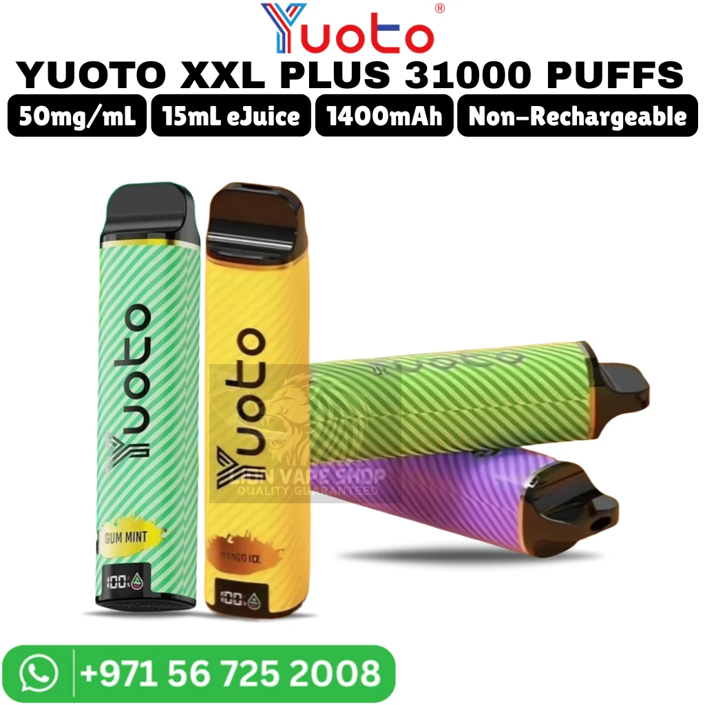 YUOTO XXL Plus 31000 Puffs 50mg Nicotine Vape in Dubai
