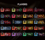 Available Flavors for BECO 12000 Puffs