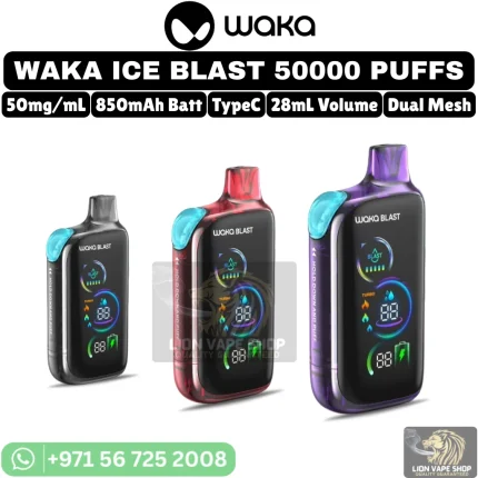 WAKA Ice Blast 50000 Puffs in Dubai
