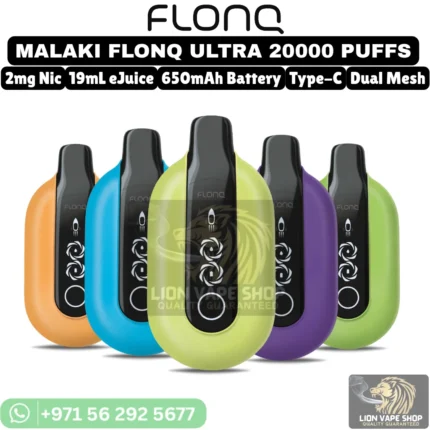 MALAKI FLONQ Ultra 20000 puffs Disposable Vape in Dubai