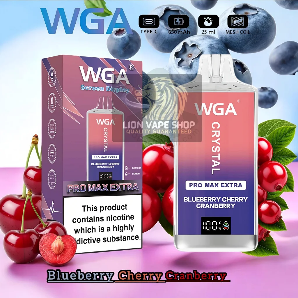 Shop WGA 15000 Puffs Crystal Pro Max Extra Disposable Vape in Dubai & UAE