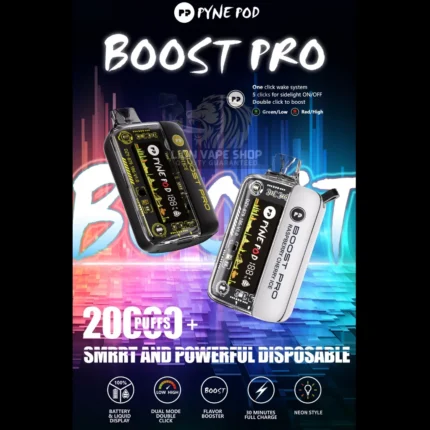 PYNE POD Boost Pro 20000 Puffs Disposable Vape in Dubai UAE
