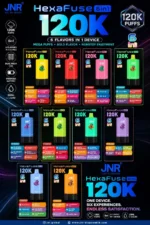Flavor Details of JNR HexaFuse 120k Puffs
