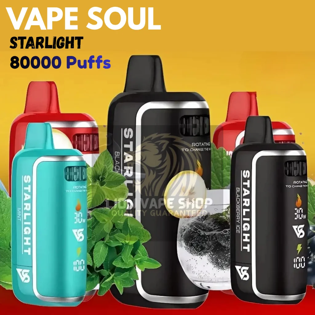 Shop VAPE SOUL Starlight 80000 Puffs 20MG Disposable Vape in Dubai & UAE