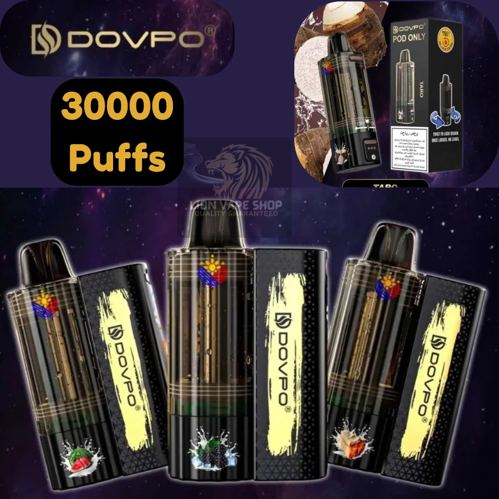 DOVPO 30000 Puffs Disposable Vape (Pod & Battery Included) in Dubai & UAE