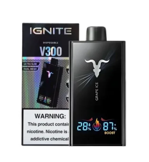 Package Includes of IGNITE V300 30000 Puffs