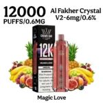 AL Fakher Crystal V2 12000 Puffs Magic Love