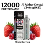 AL Fakher Crystal V2 12000 Puffs Mixed Berries