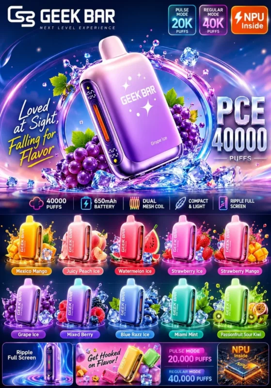 GEEK Bar PCE 40k Flavors in UAE