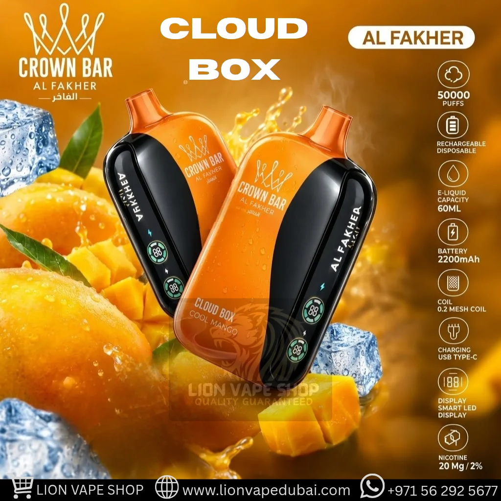 AL Fakher Cloud Box 50000 Puffs 20MG Disposable Vape in Dubai
