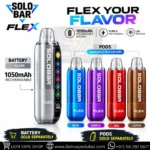 Buy SOLOBAR FLEX 55000 Puffs Disposable Pod & Battery in Dubai