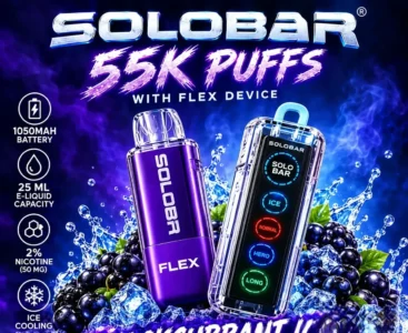 SOLOBAR FLEX Pod 55000 Puffs Flavors Guide